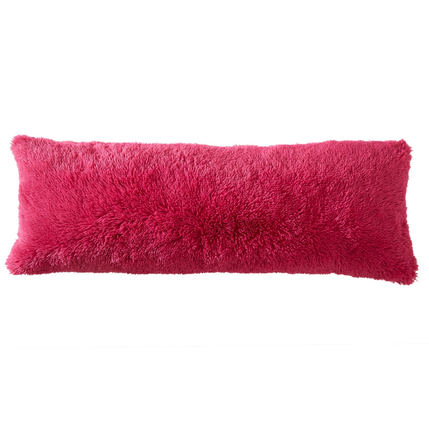 Pink faux fur body hotsell pillow cover