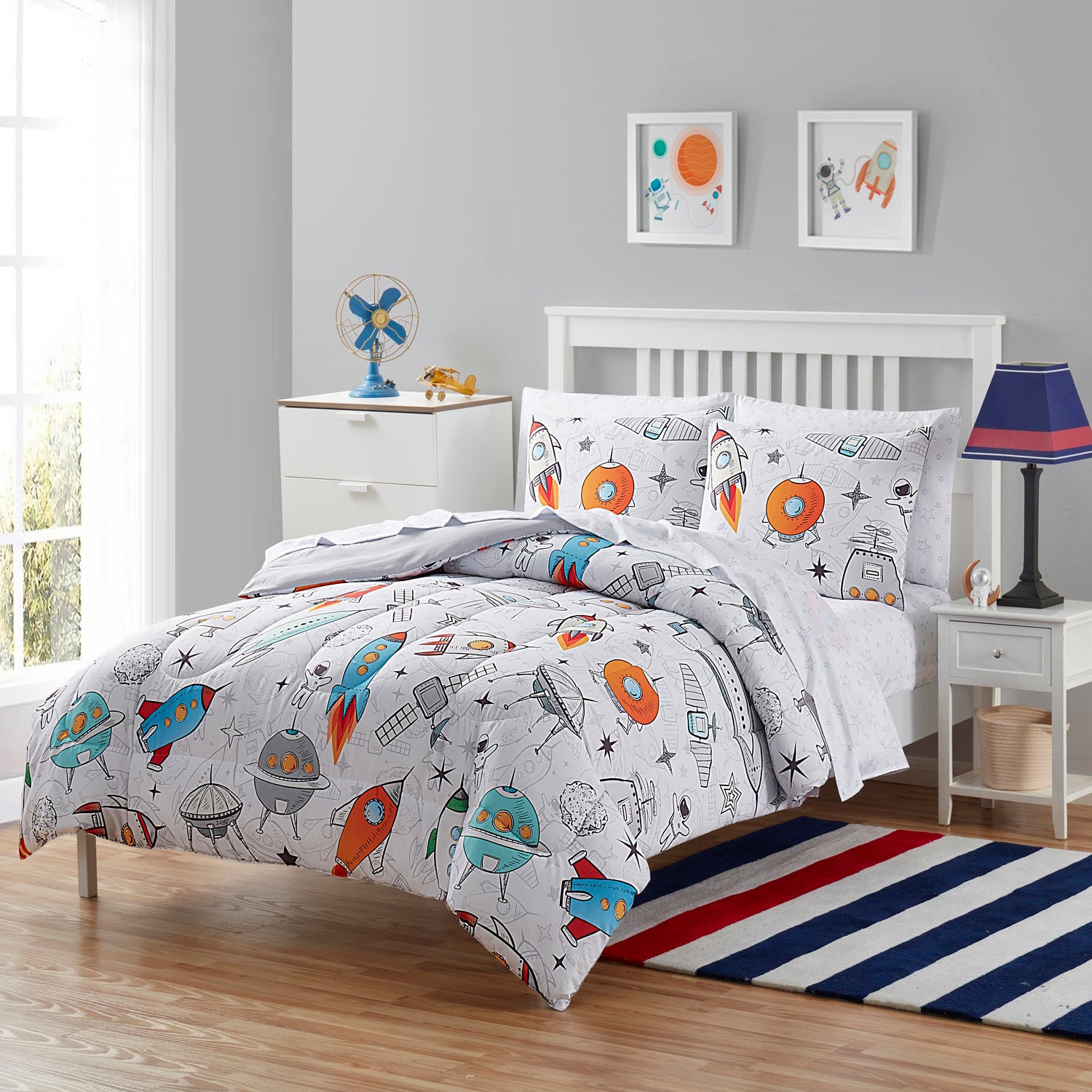 Printed Kids Bed in a Bag Set