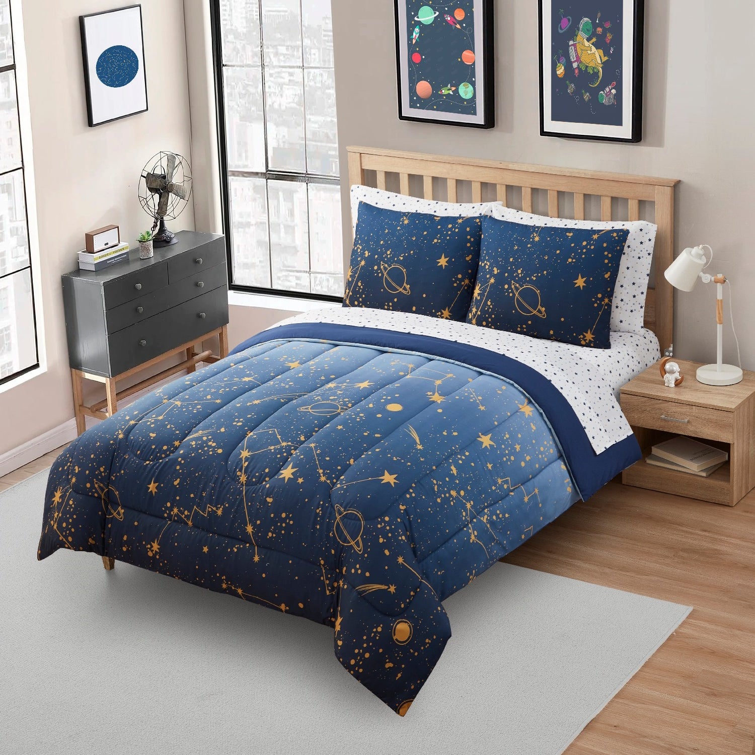 Printed Kids Bed in a Bag Set