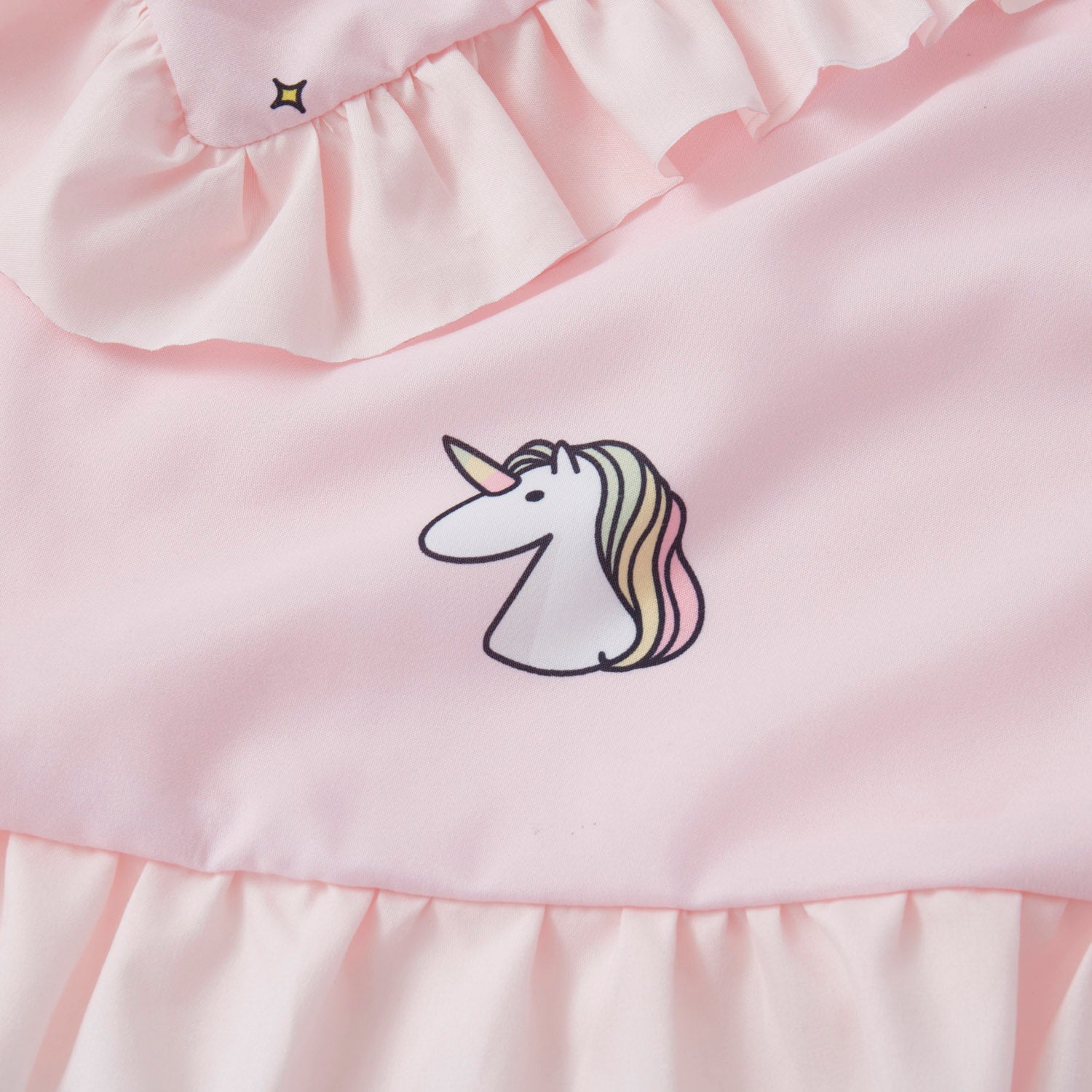 Printed Kids Bed in a Bag Set, Rainbow Unicorn - Pattern