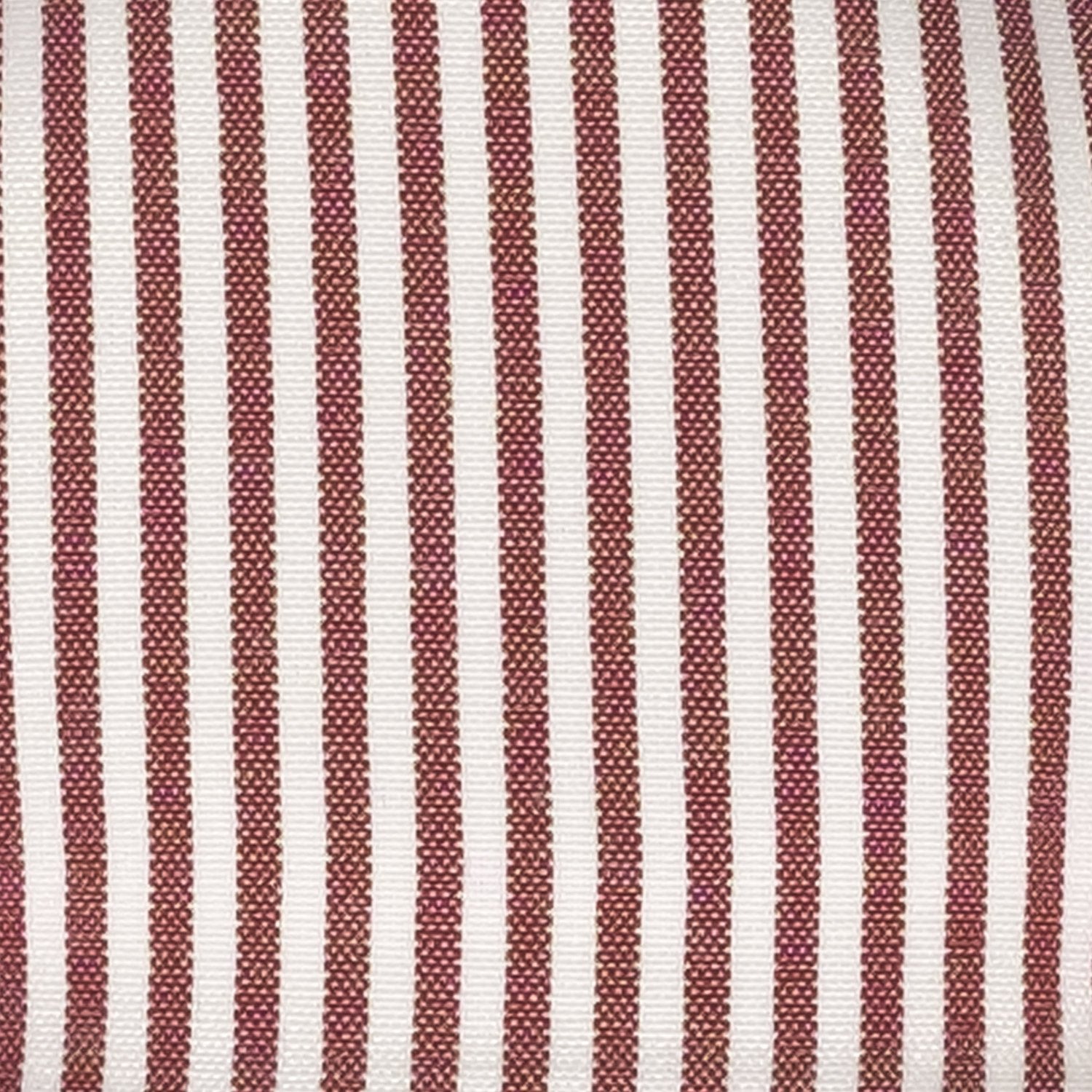 Pinstripe U-Shape Chair Cushion Set Burgundy - Fabric
