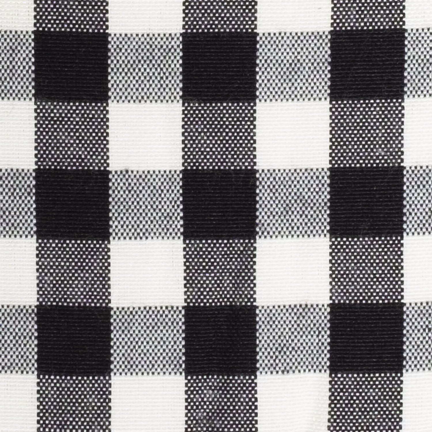 Black and white plaid best sale seat cushions