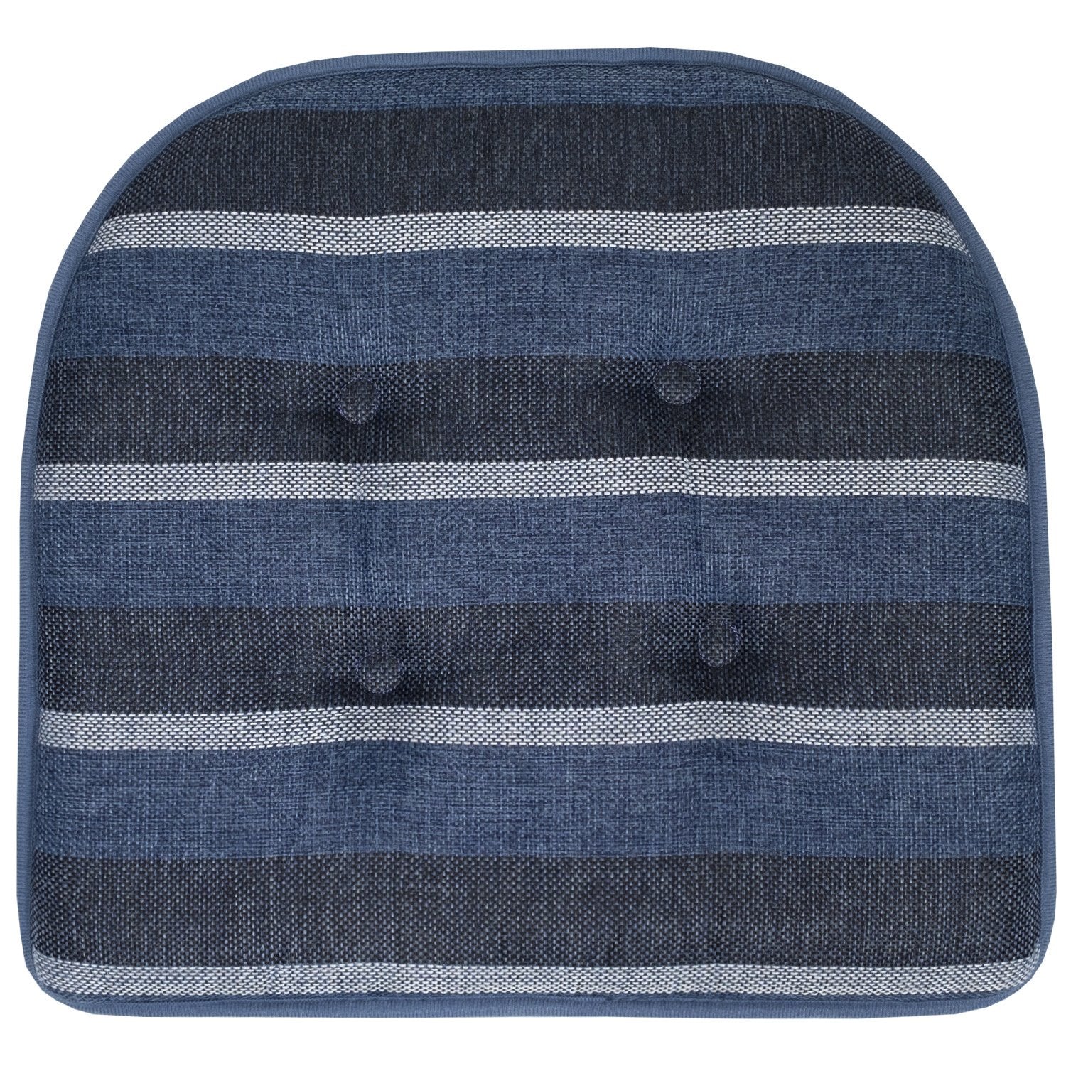 Bradford U-Shape Chair Cushion Set Steel Blue - Top