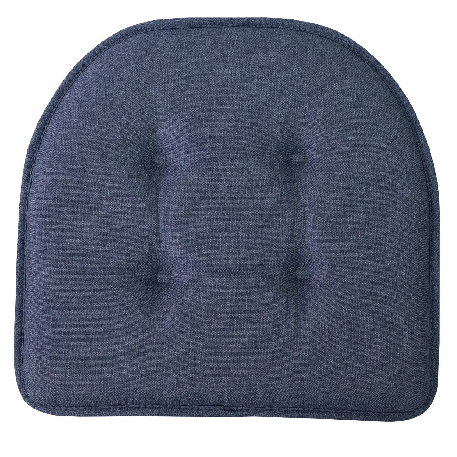 U-Shape Chair Cushion Set Denim - Top