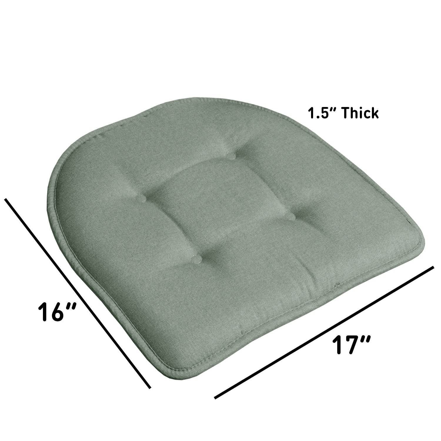 U-Shape Chair Cushion Set Scuba - Size