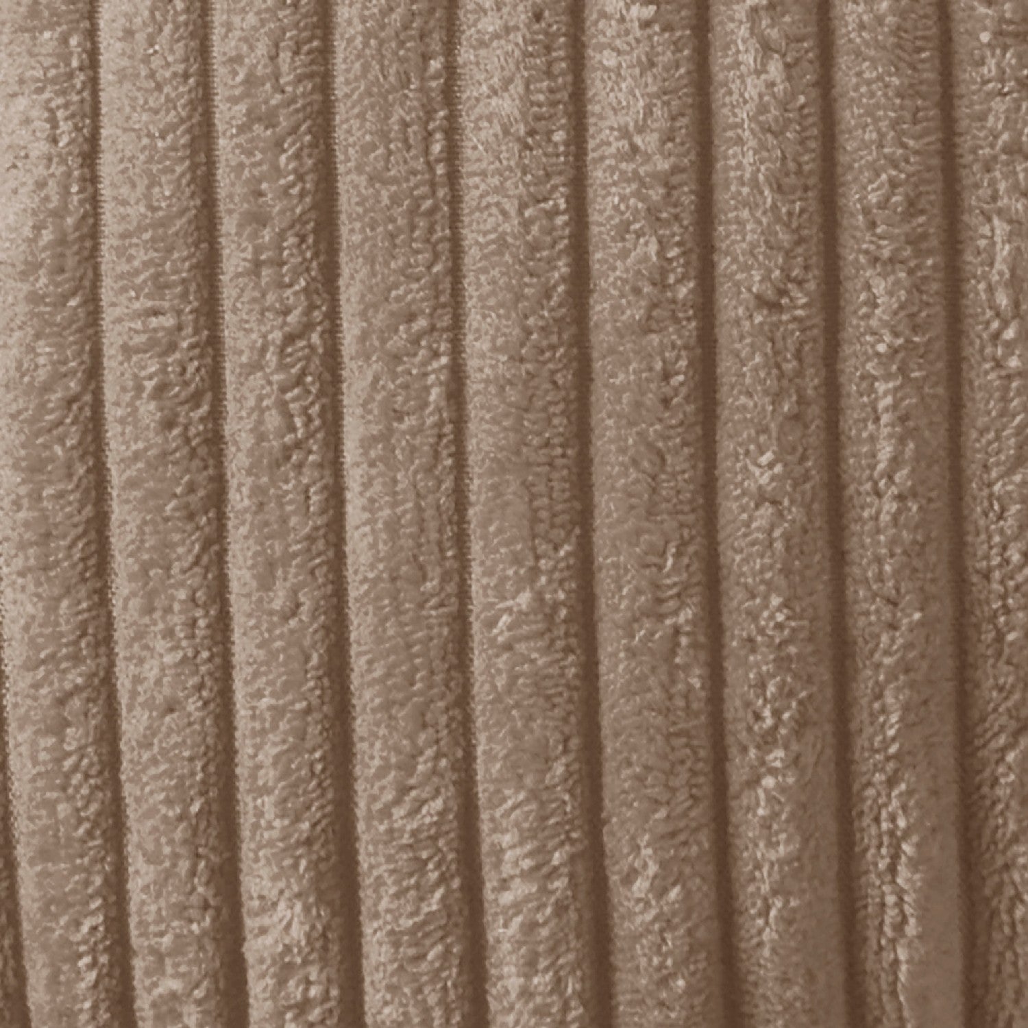 Velvet 2-Piece Rocking Chair Cushion Set Taupe - Fabric