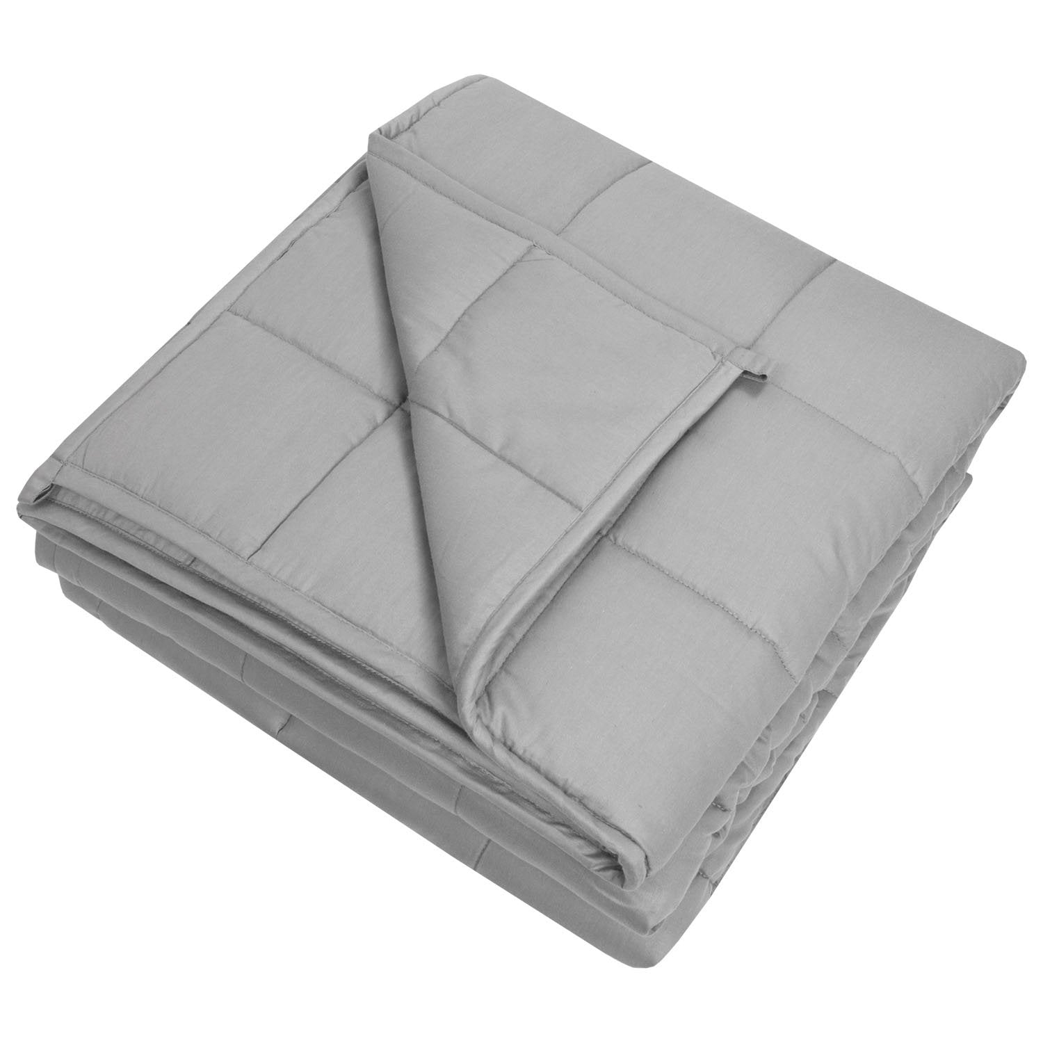 Weighted Blanket Light Gray - Folded