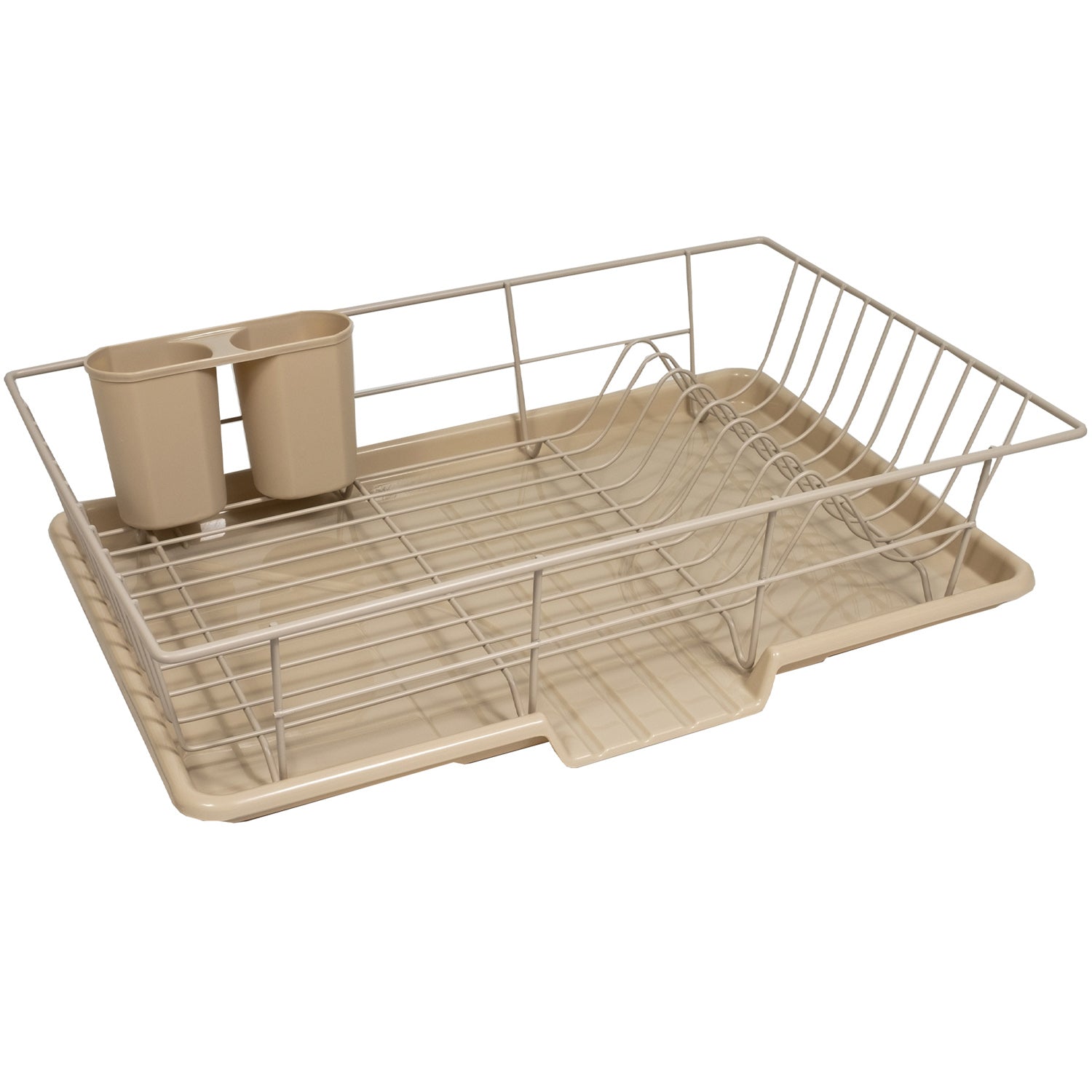 3-Piece Dish Drainer Set Taupe