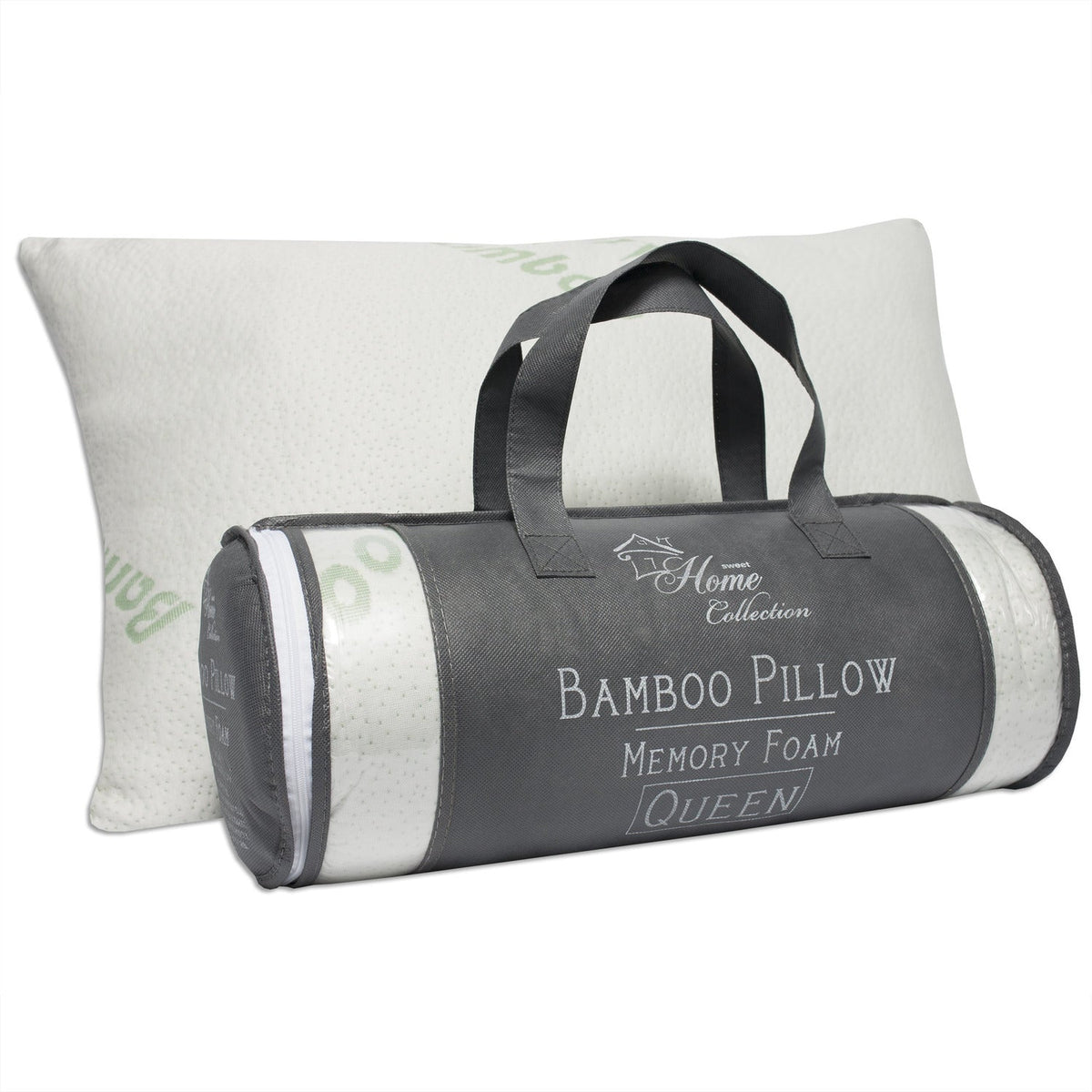 Bamboo Memory Foam Bed Pillow