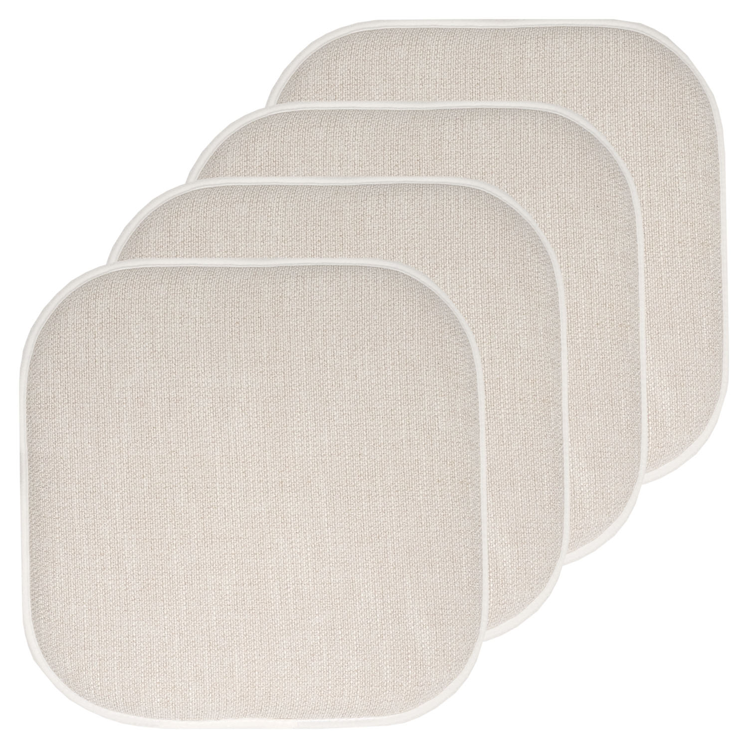 Alexis Chair Cushion Set Linen Beige 4-Pack