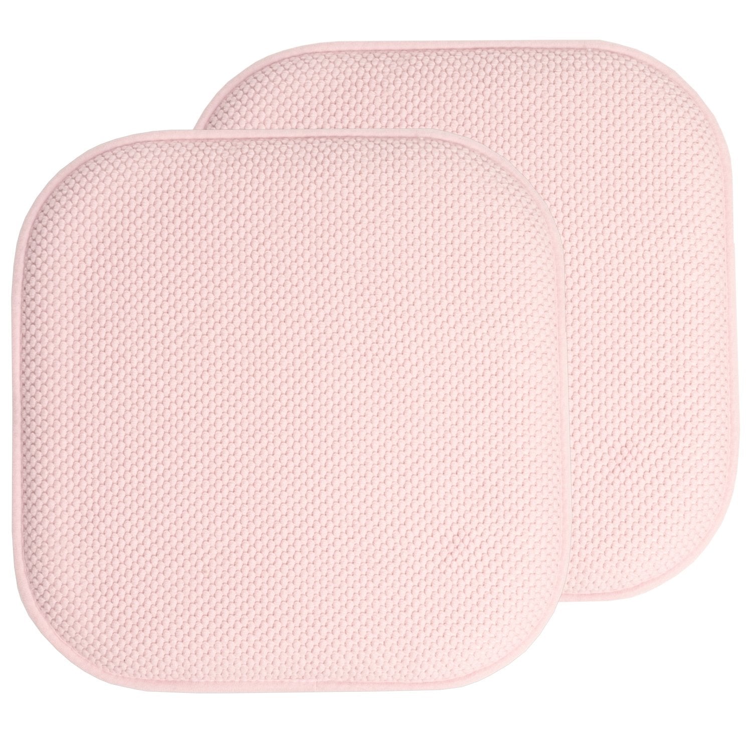 Honeycomb Chair Cushion Set Pink 2-Pack