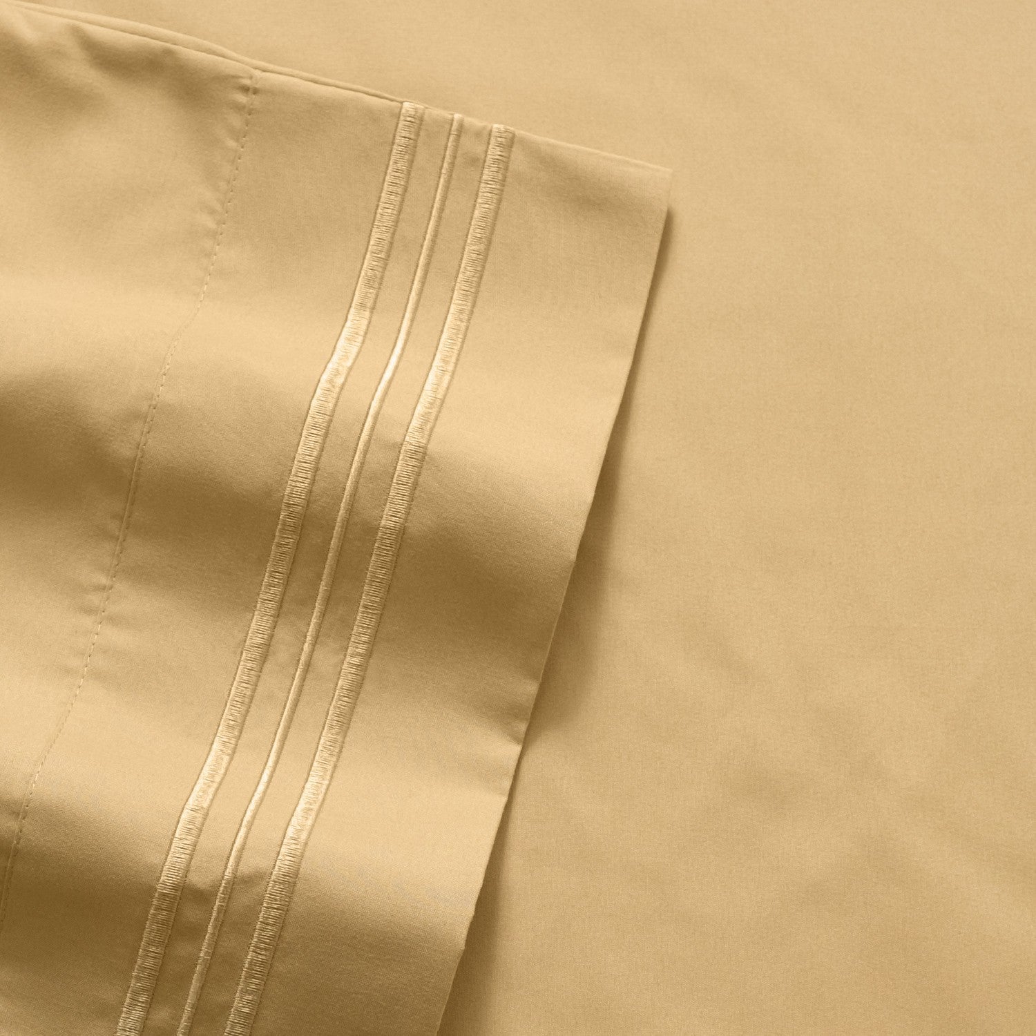 Classic 4-Piece Bed Sheet Set (Camel) - Fabric