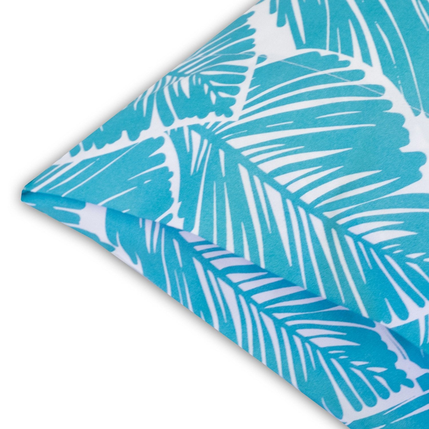 Classic 4-Piece Bed Sheet Set (Tropical Leaf) - Corner