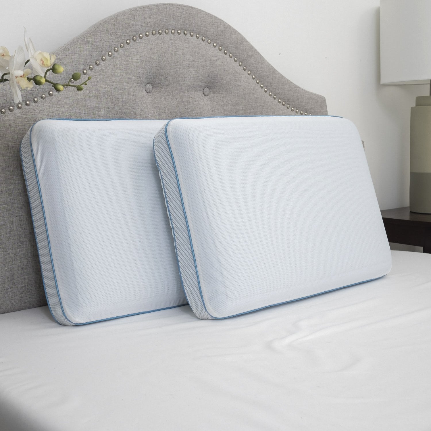 Cooling Gel Memory Foam Bed Pillow 2-Pack