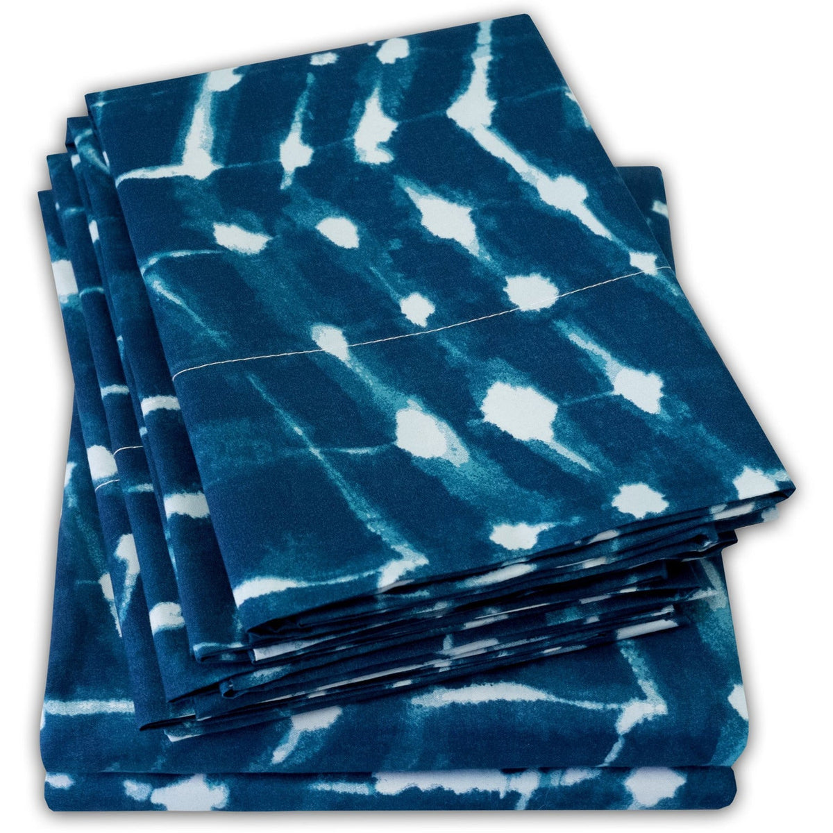 Deluxe 6-Piece Bed Sheet Set (Monroe) - Folded