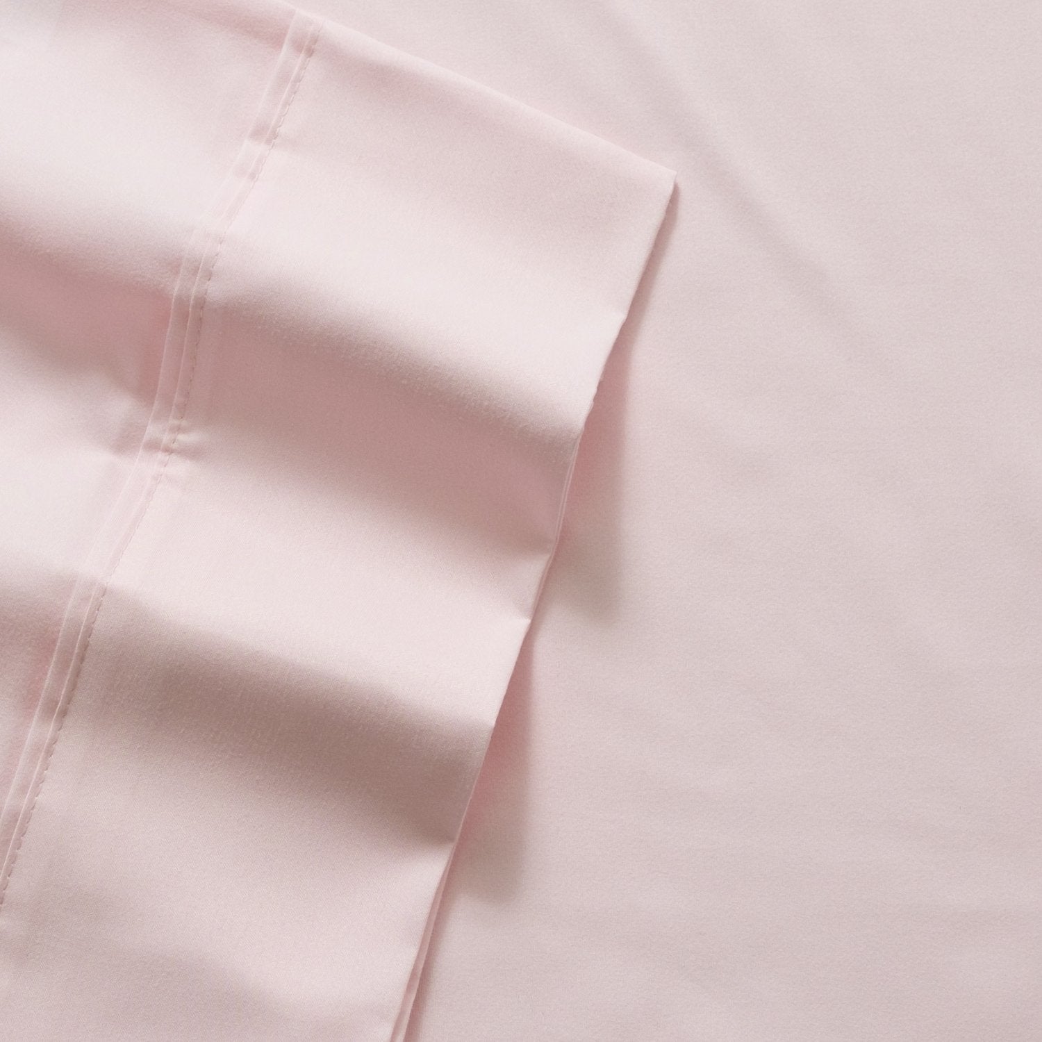 Deluxe 6-Piece Bed Sheet Set (Pale Pink) - Fabric