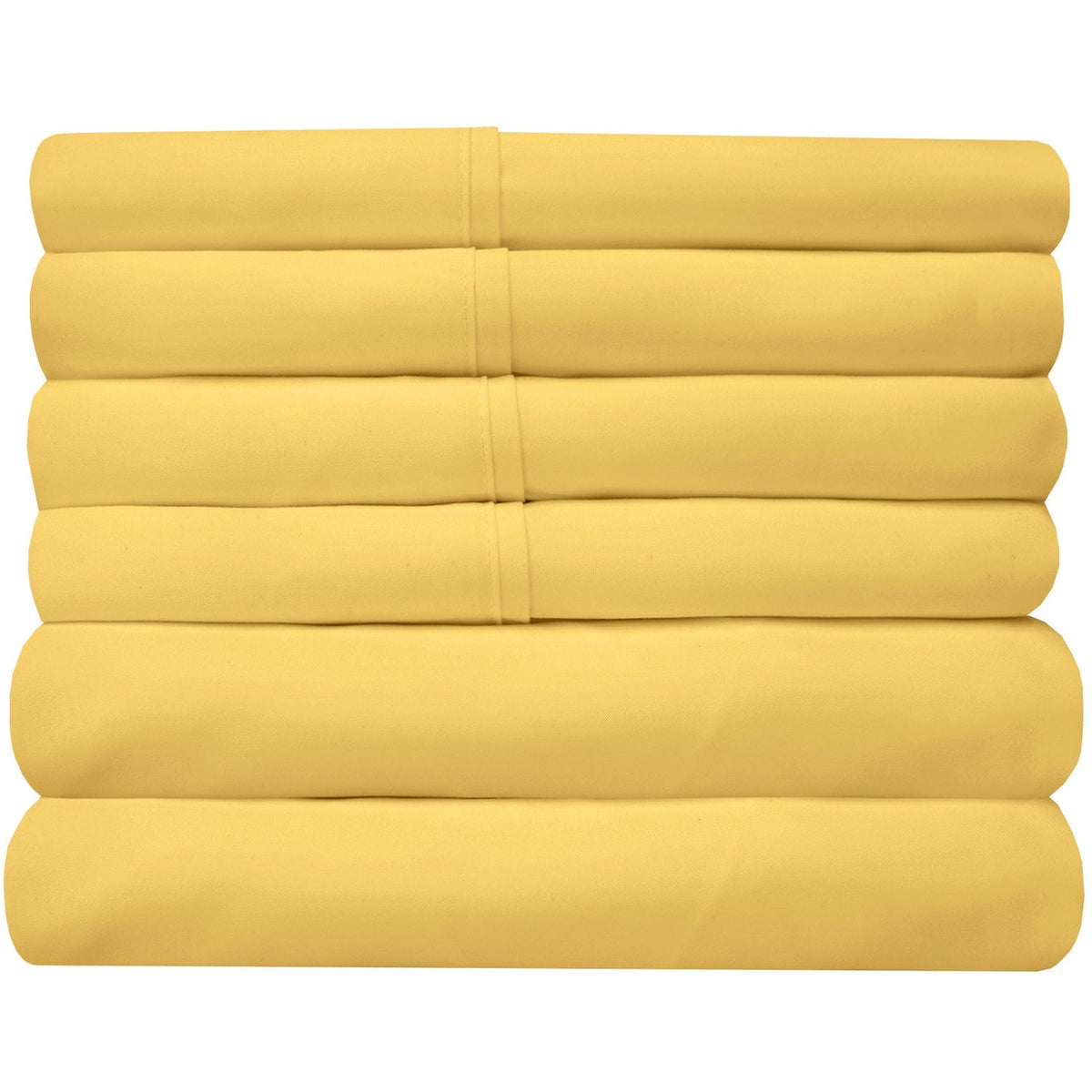 6Piece Sheet Set Yellow Sweet Home Collection