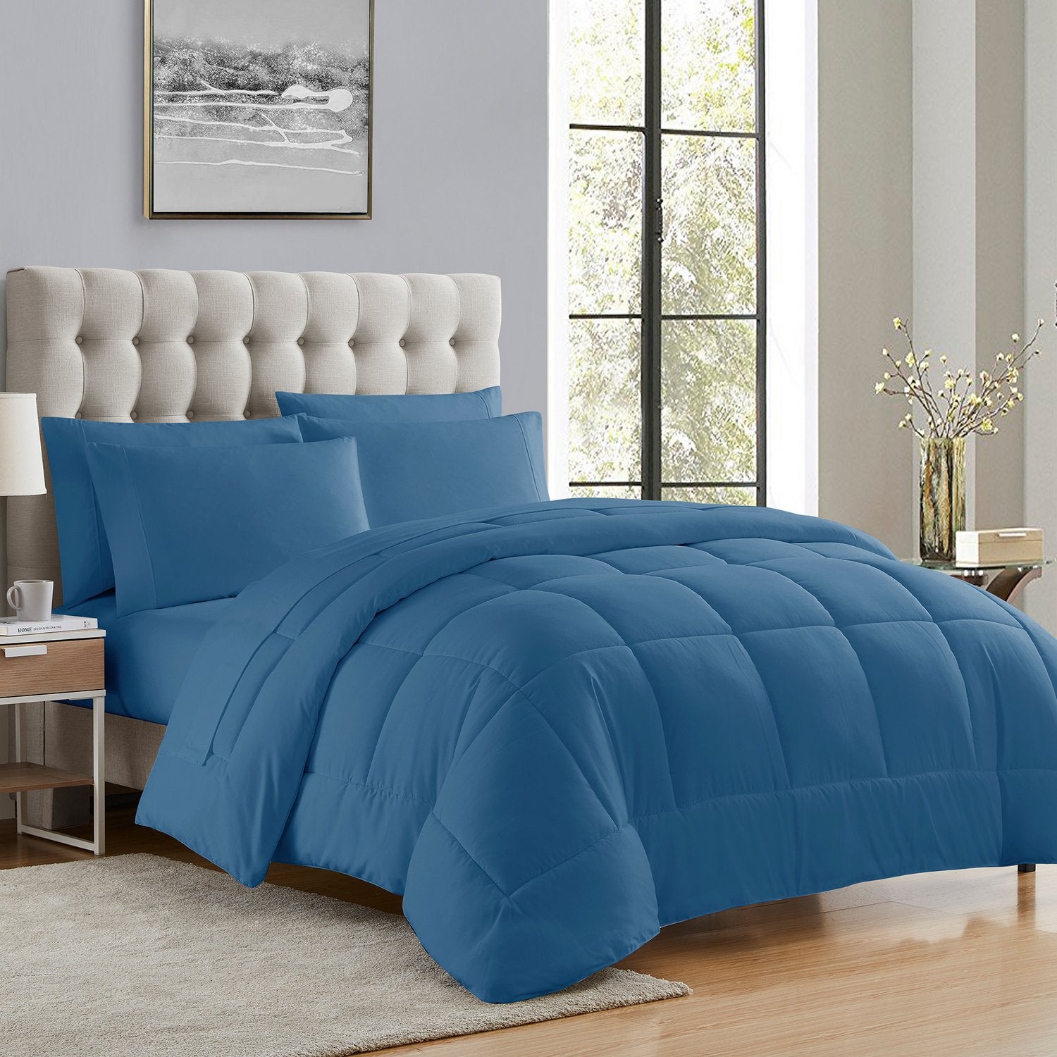 Down Alternative Comforter Denim - Set