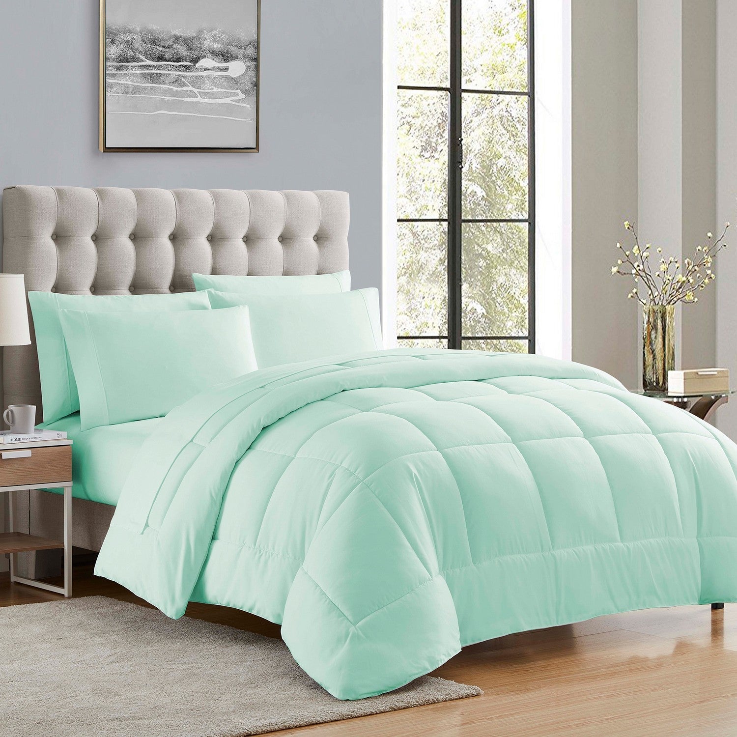 Essential 7-Piece Bed in a Bag Set Mint - Bed