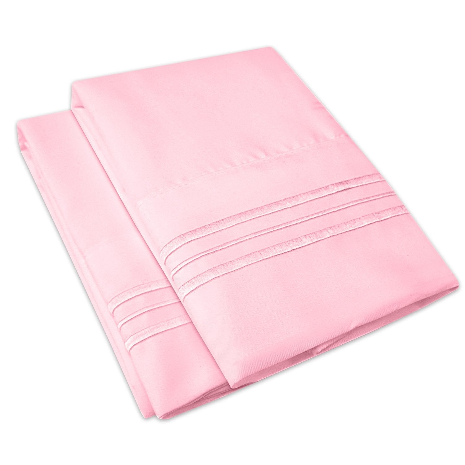 Microfiber Pillow Case Set Pink