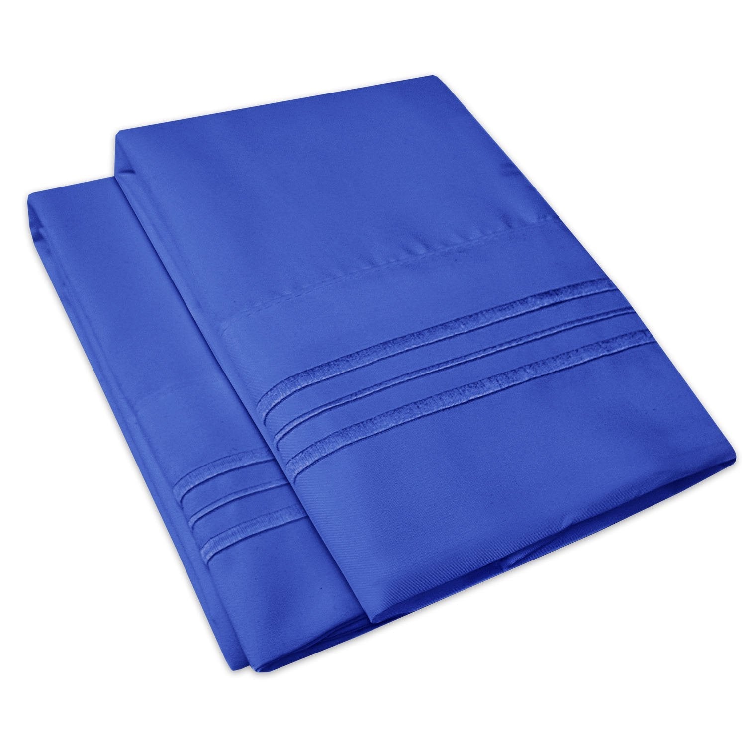 Microfiber Pillow Case Set Royal Blue