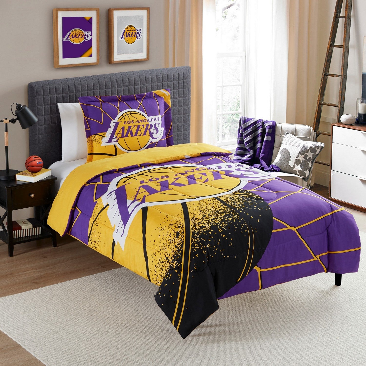 Los Angeles Lakers NBA Officially Licensed Comforter Set | Sweet