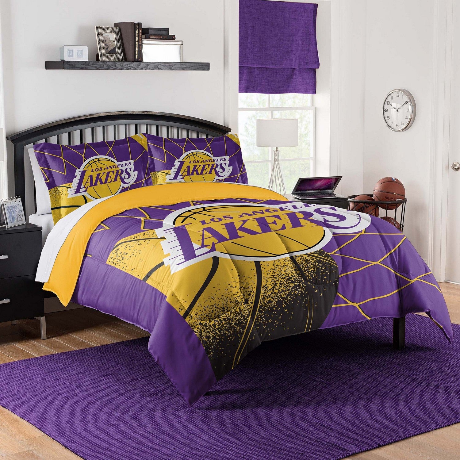 NBA Comforter Sham Set Los Angeles Lakers Full/Queen