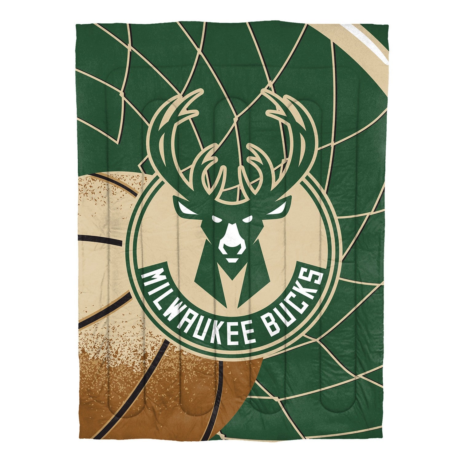 NBA Comforter Sham Set Milwaukee Bucks Comforter Twin/Twin Xl