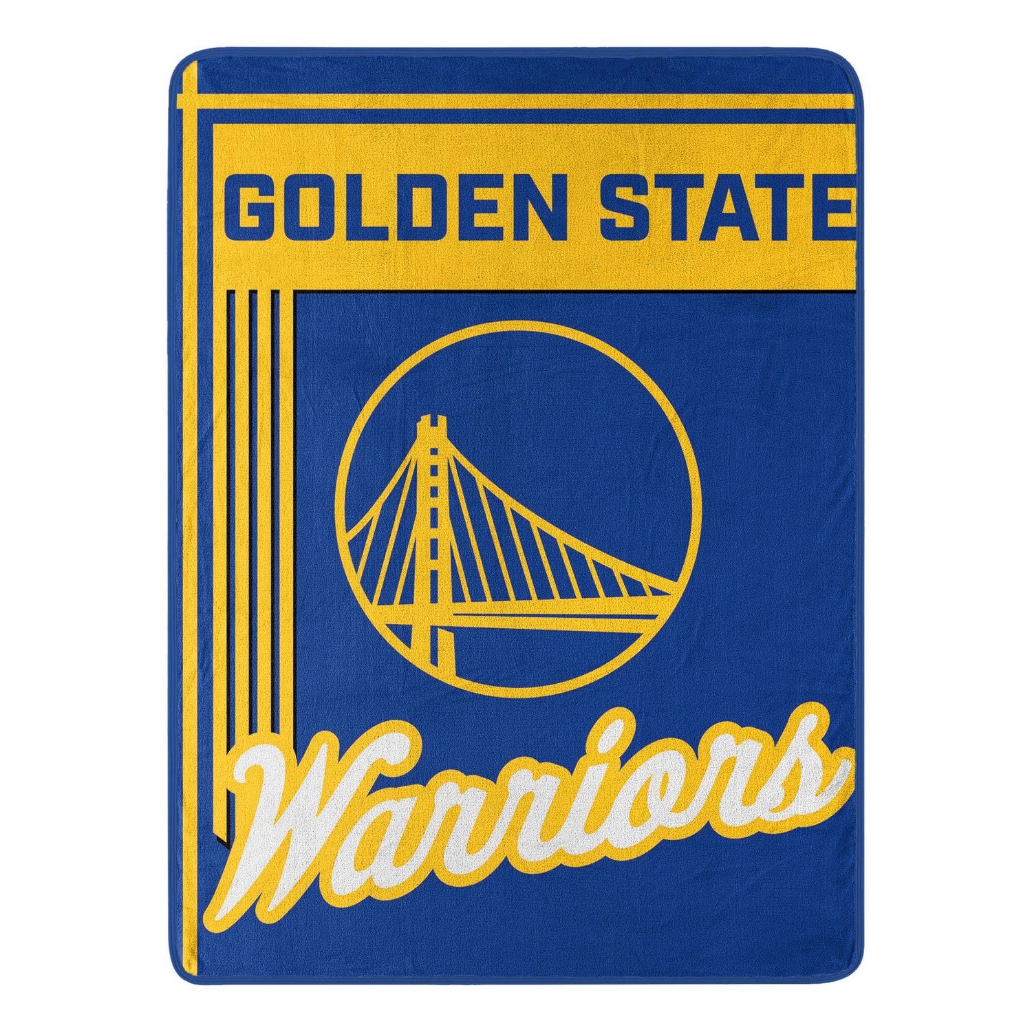 NBA Microfiber Throw Blanket Golden State Warriors Open Blanket