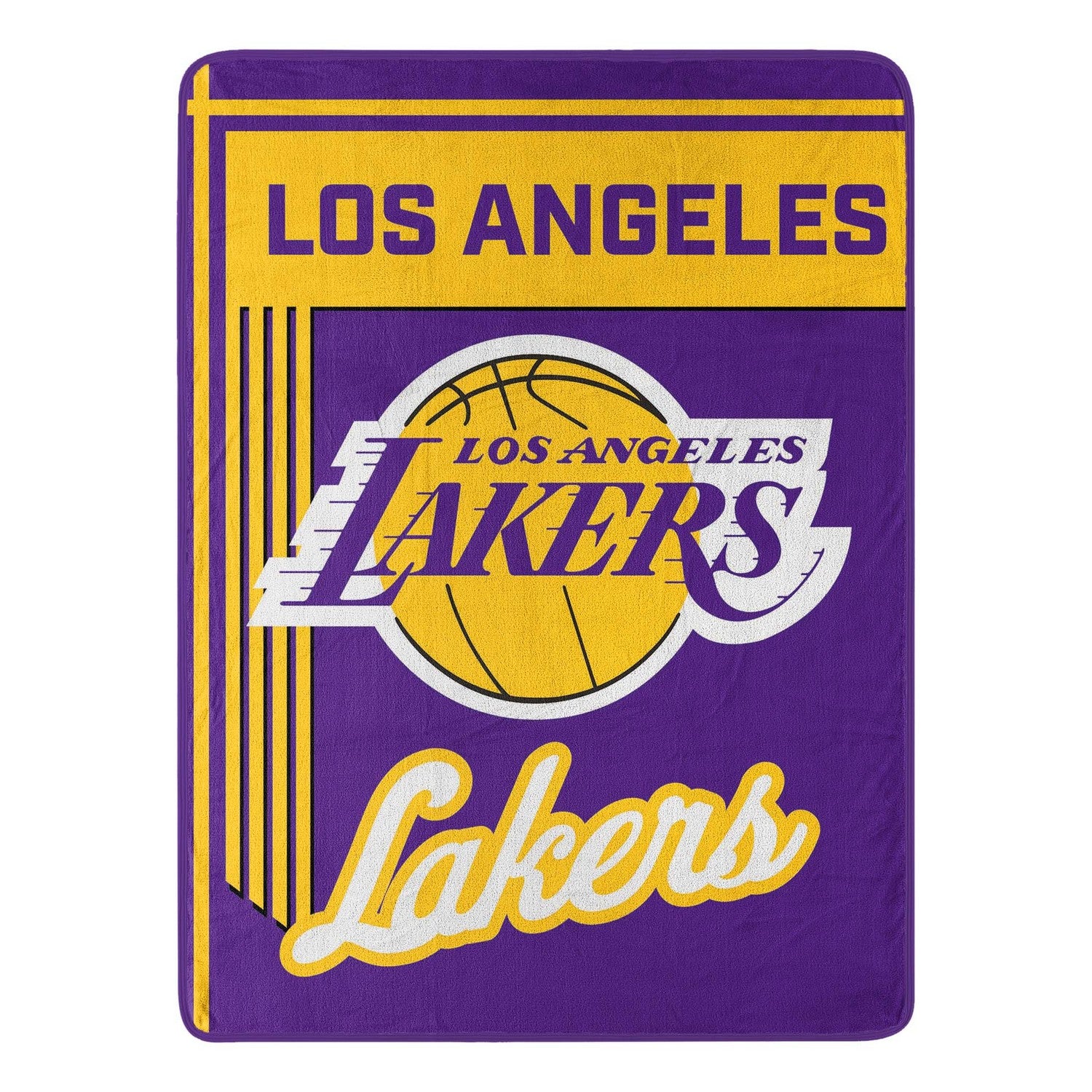 NBA Microfiber Throw Blanket Los Angeles Lakers Open Blanketcopy