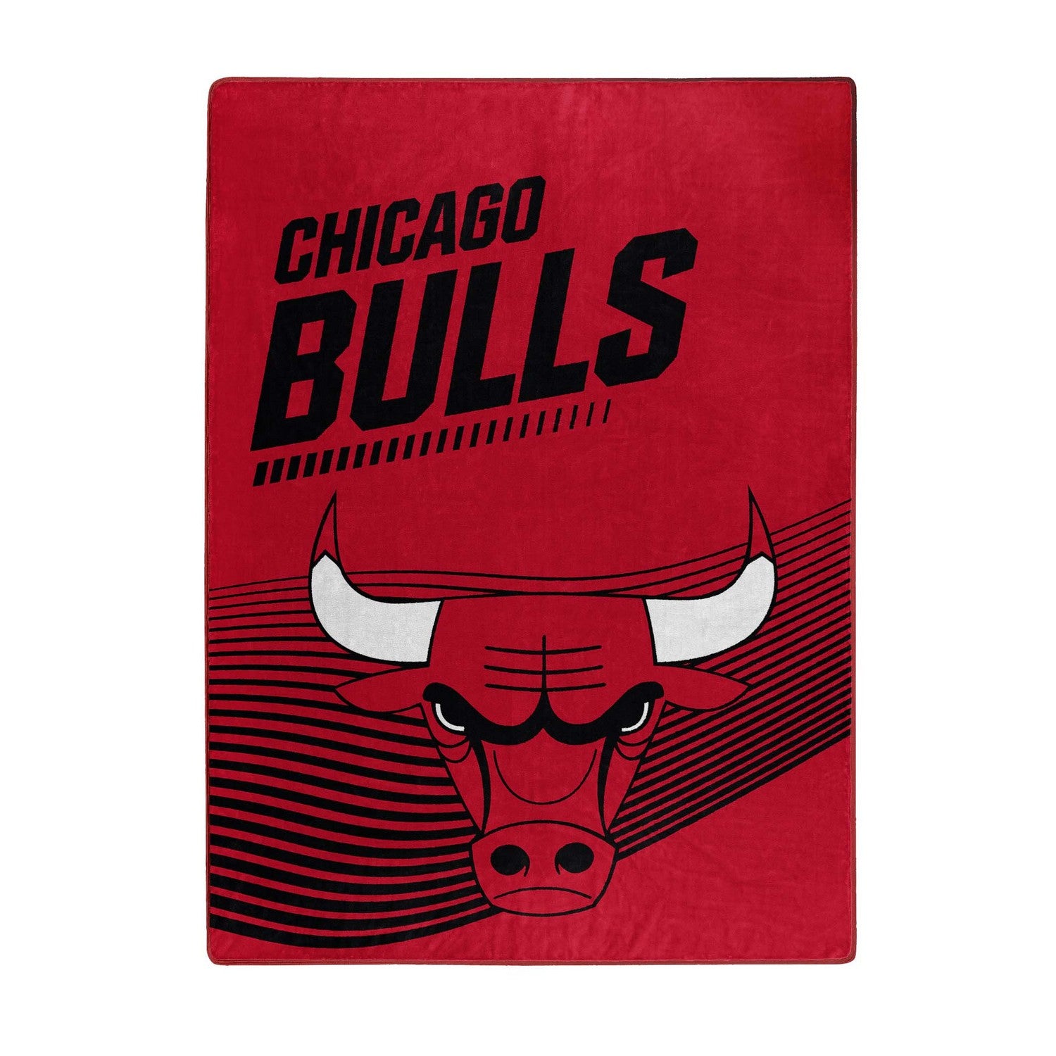 NBA Raschel Throw Blanket Chicago Bulls Open Blanket