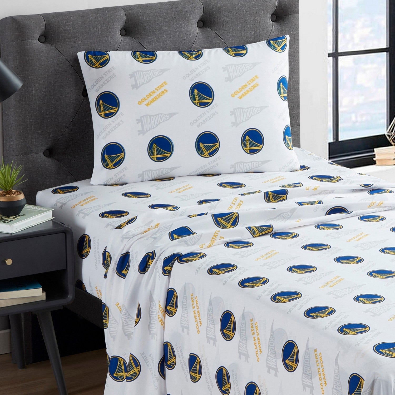 NBA Sheet Set Golden State Warriors Zoom