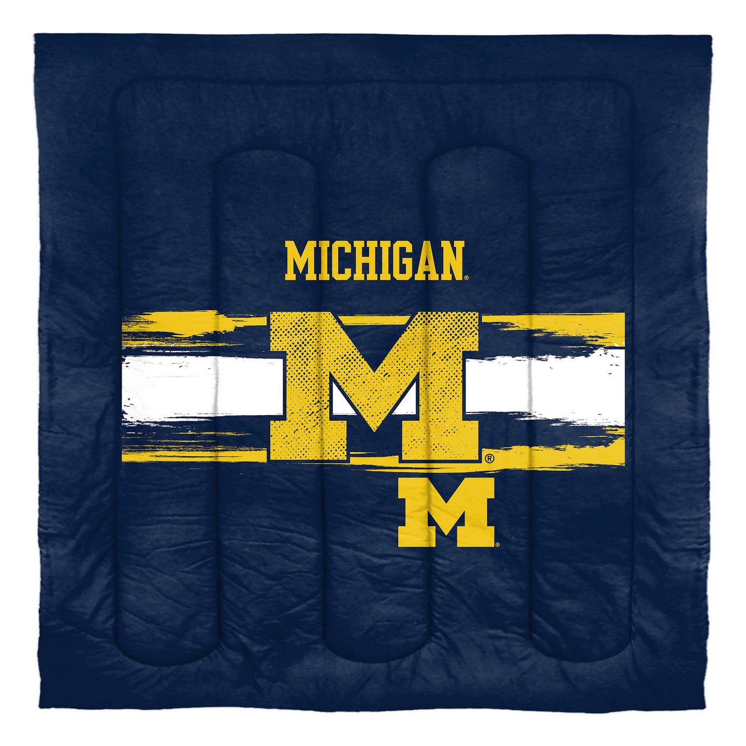 NCAA Comforter Sham Set Michigan Wolverines Comforter Full/Queen