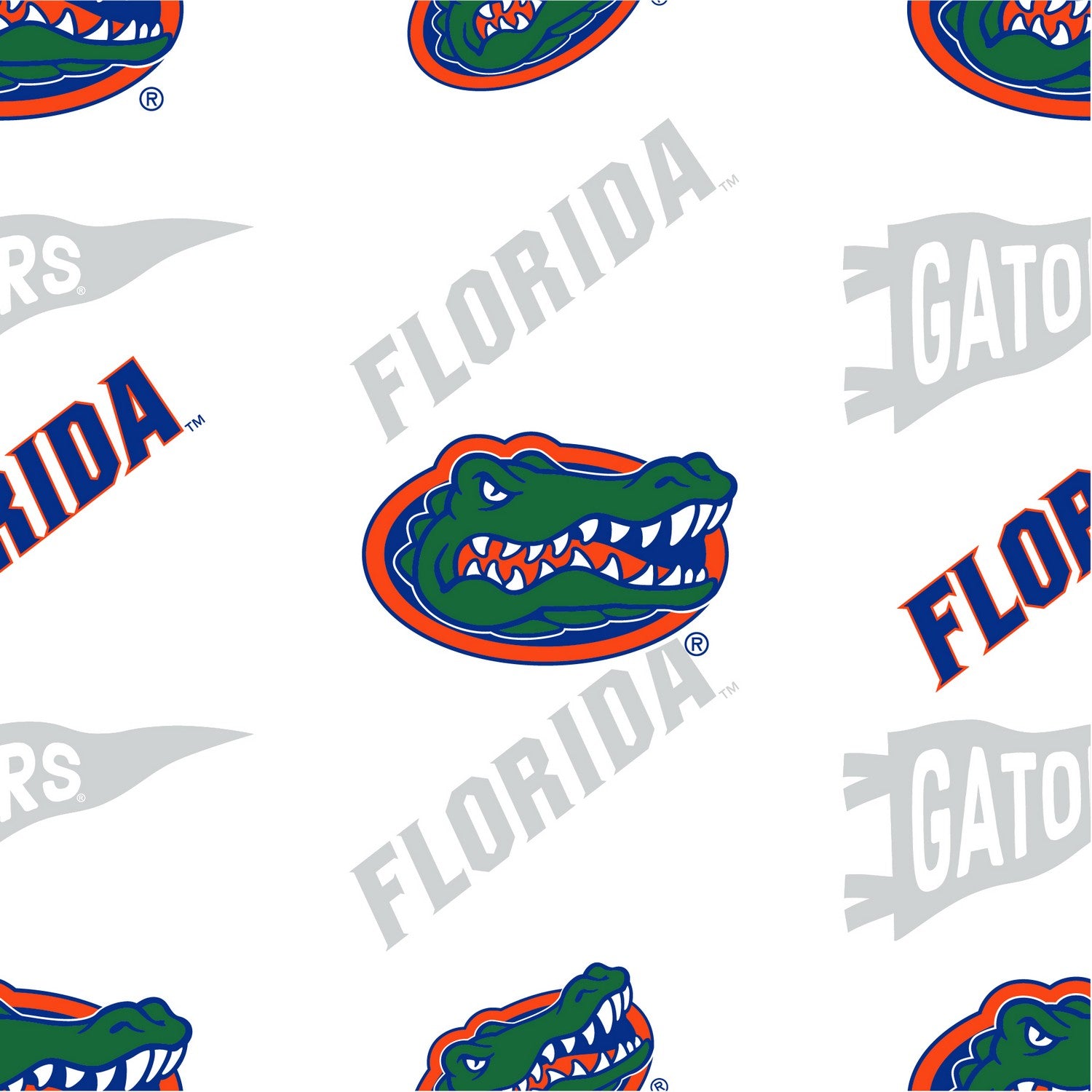NCAA Sheet Set Florida Gators Pattern