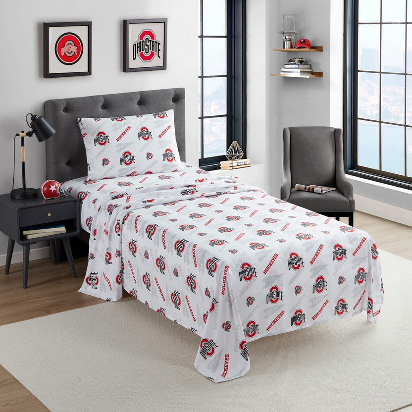 Ohio State Buckeyes NCAA Officially Licensed Sheet Set | Sweet Home ...