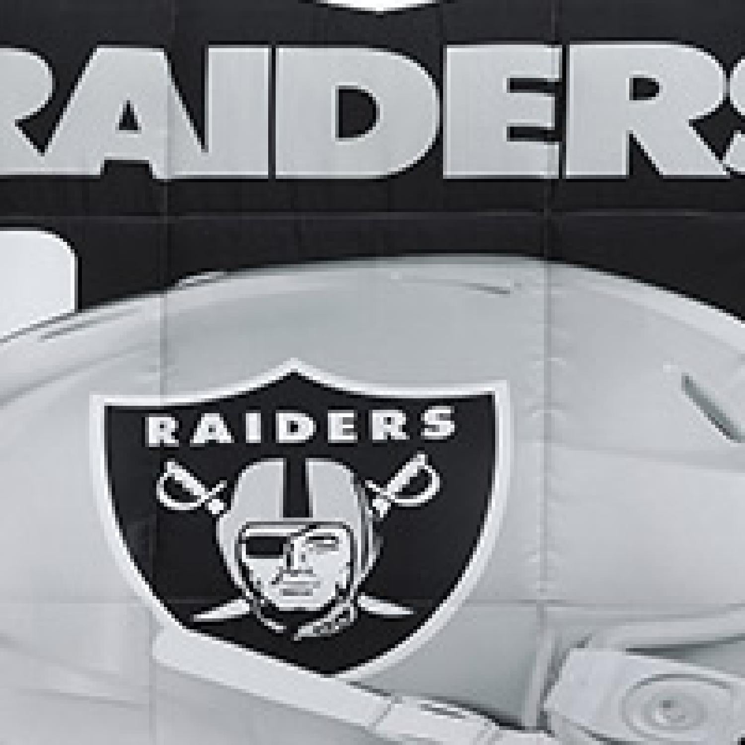 Las Vegas Raiders NFL Officially Licensed 3-Piece Comforter Set - Detail