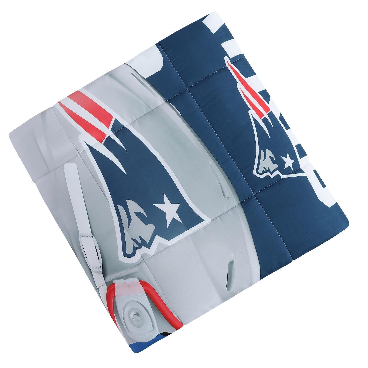 New England Patriots NFL Officially Licensed 3-Piece Comforter Set - Comforter