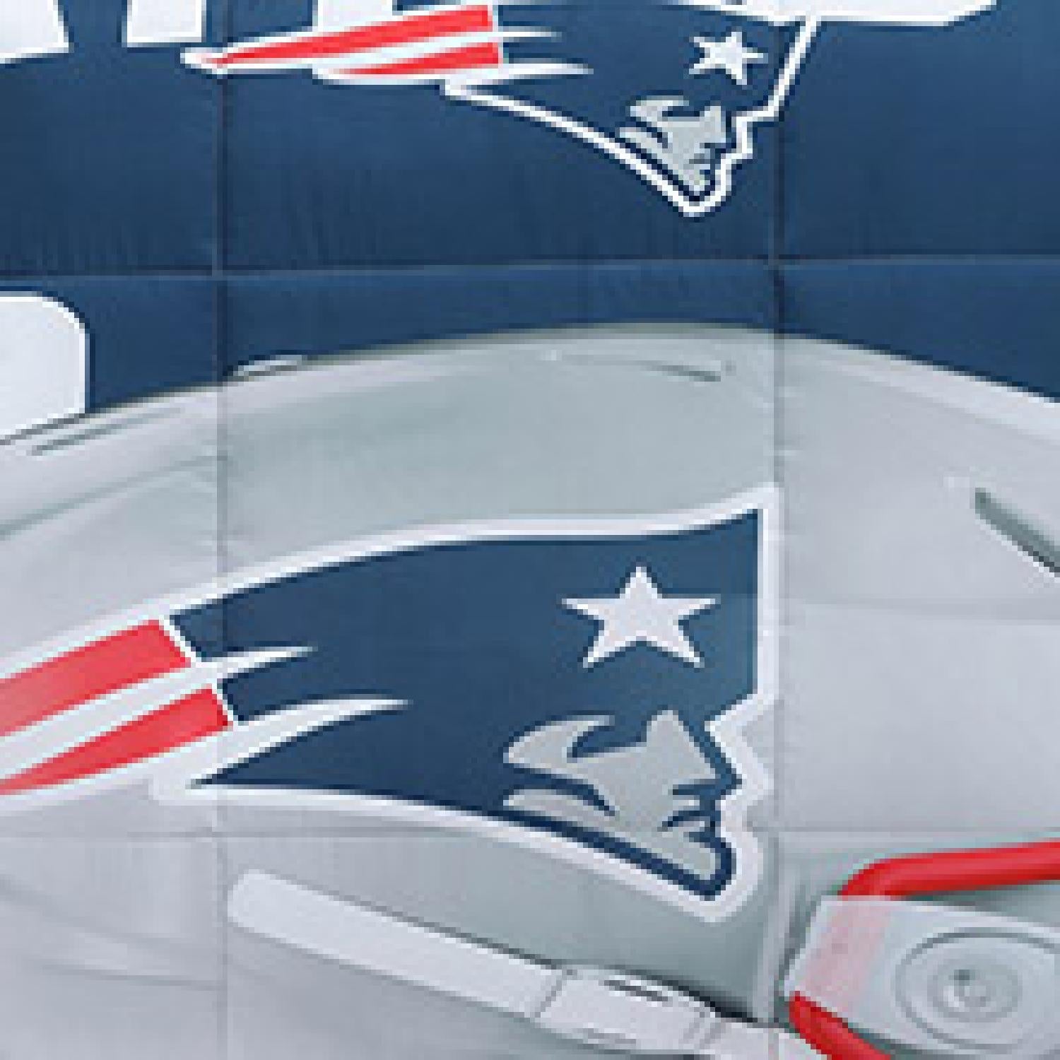 New England Patriots NFL Officially Licensed 3-Piece Comforter Set - Detail