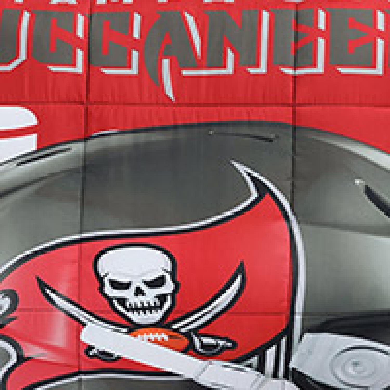 Tampa Bay Buccaneers NFL Officially Licensed 3-Piece Comforter Set - Detail
