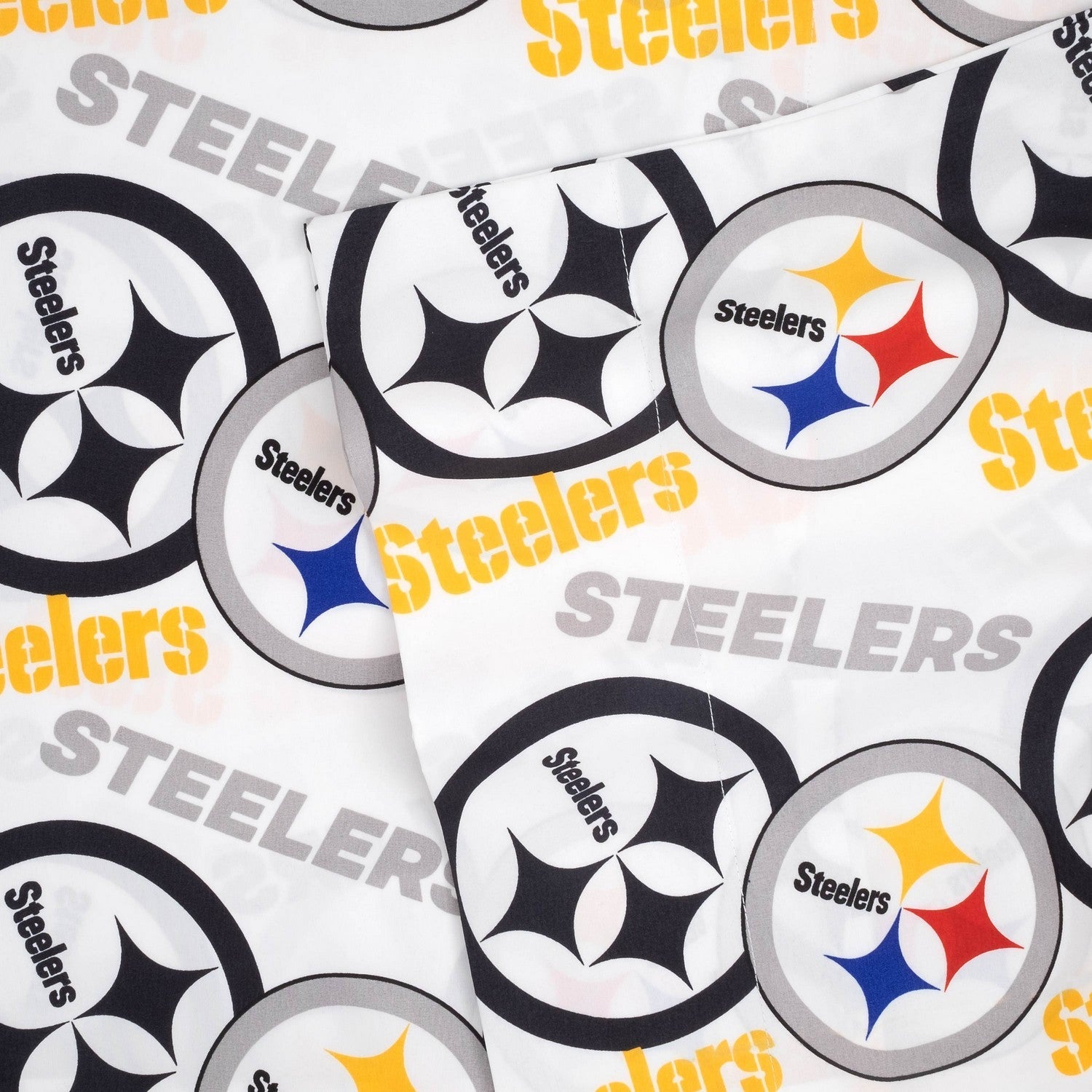 Pittsburgh Steelers NFL Officially Licensed 4-Piece Sheet Set - Fabric