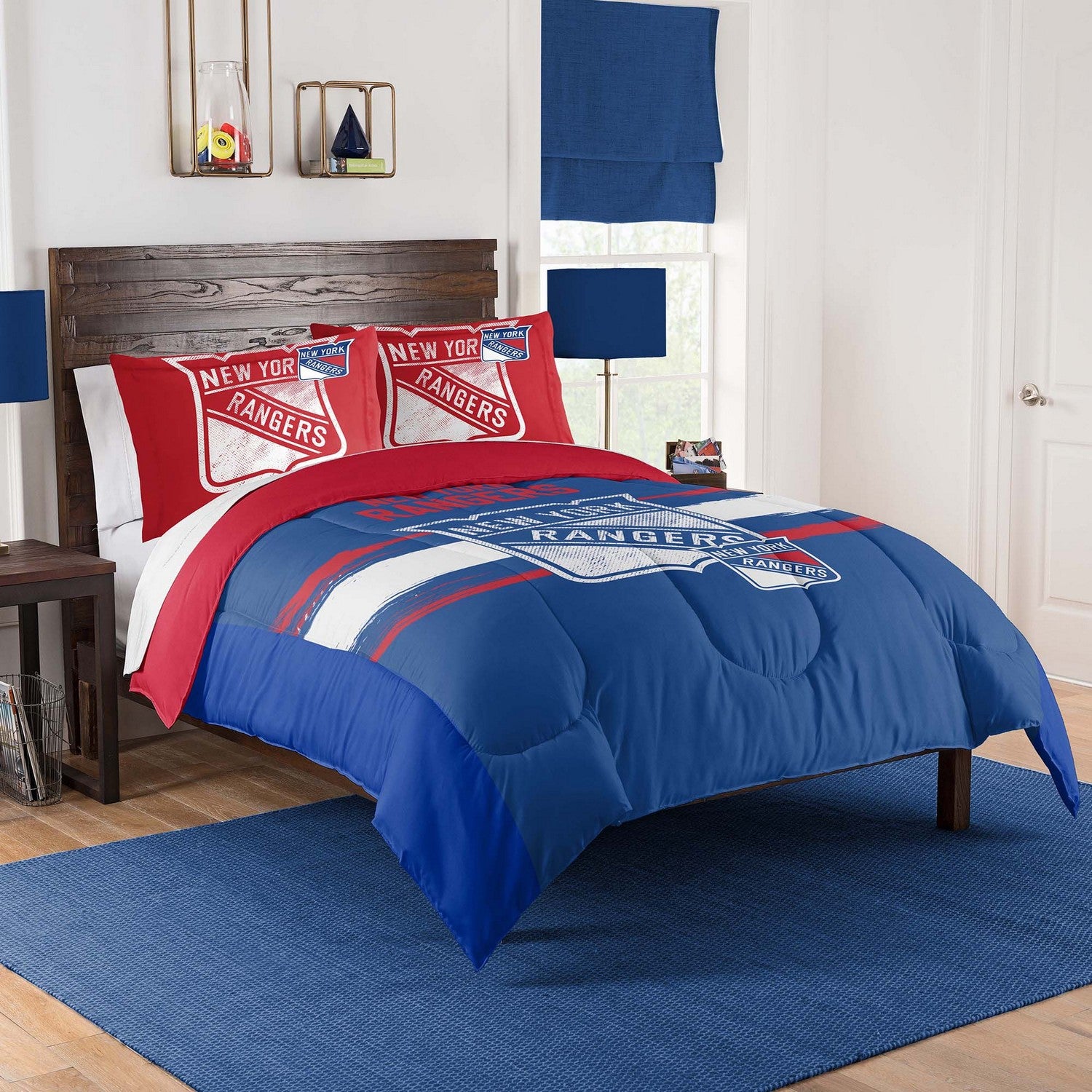 New York Rangers NHL Officially Licensed Comforter Set | Sweet Home ...