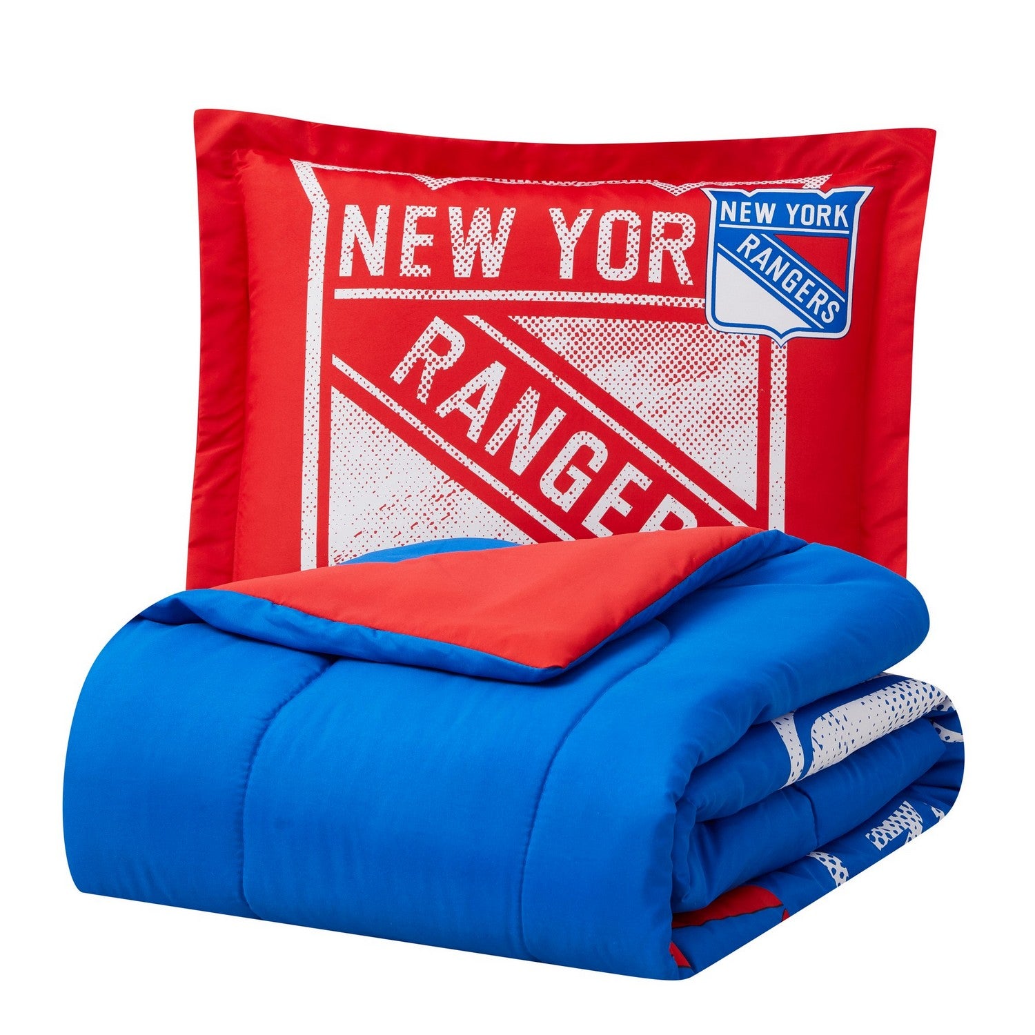 New York Rangers NHL Officially Licensed Comforter Set | Sweet Home ...