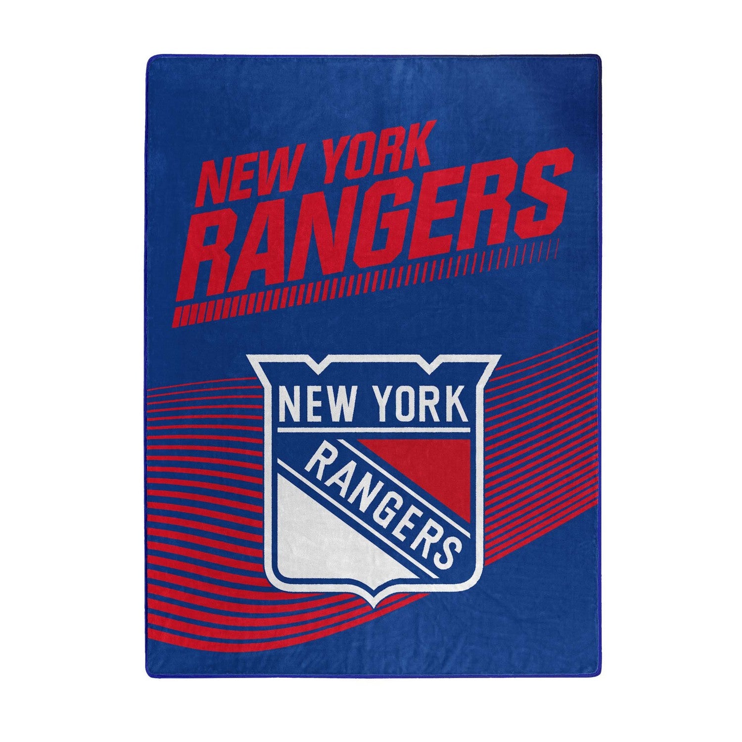 NHL Raschel Throw Blanket New York Rangers Open Blanket