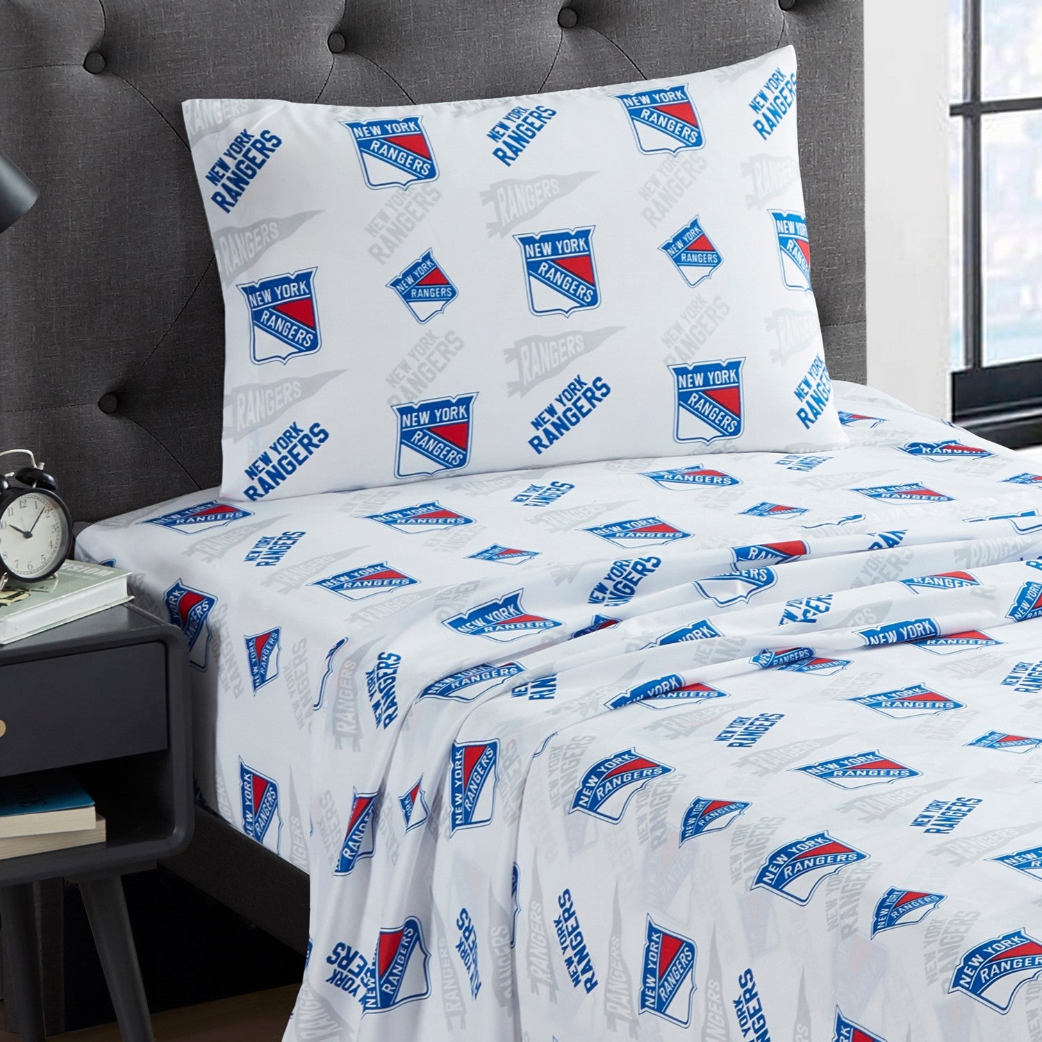 New York Rangers NHL Officially Licensed Sheet Set | Sweet Home Collection
