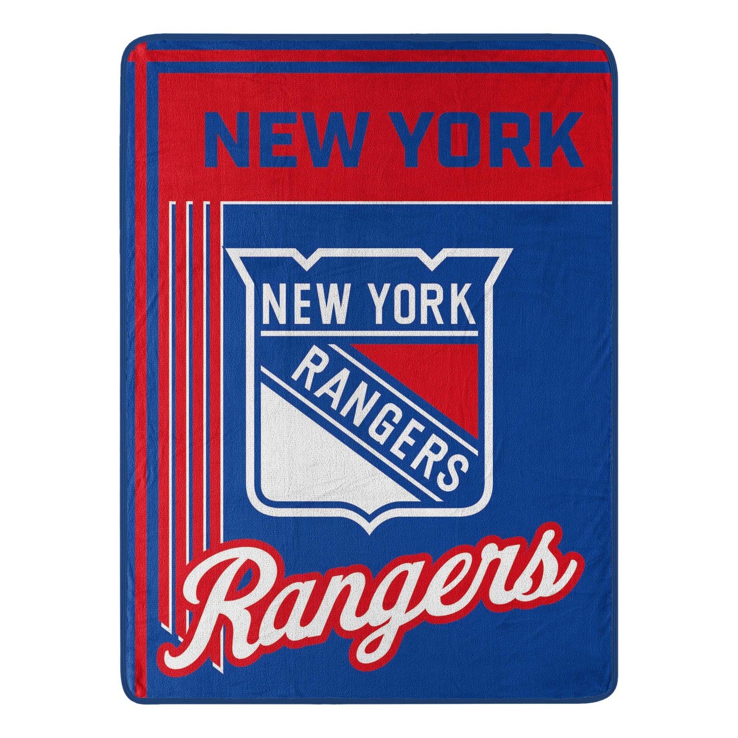 NHL Throw Blanket New York Rangers Open Blanket