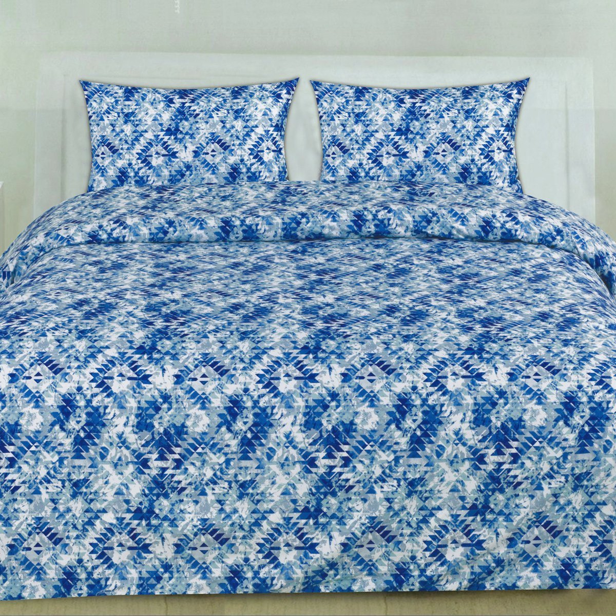 Printed 3-Piece Duvet Set (Aqualina) - Bed